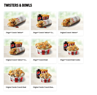 KFC MENU PRICES AUSTRALIA