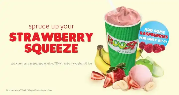 Boost Juice Strawberry Squeeze