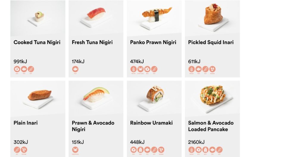 Sushi Sushi Menu Prices