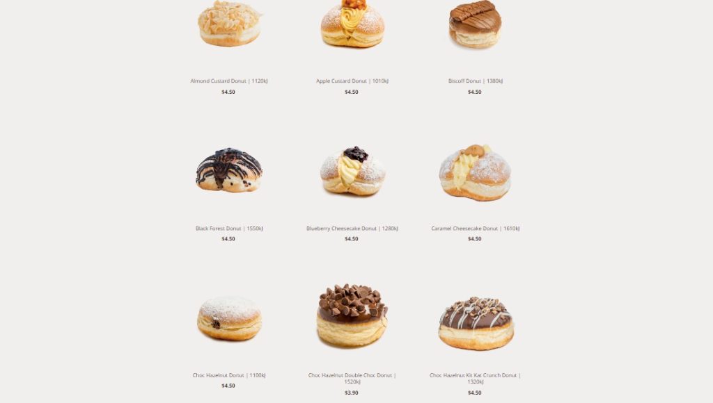 Daniels Donuts Menu Prices Australia