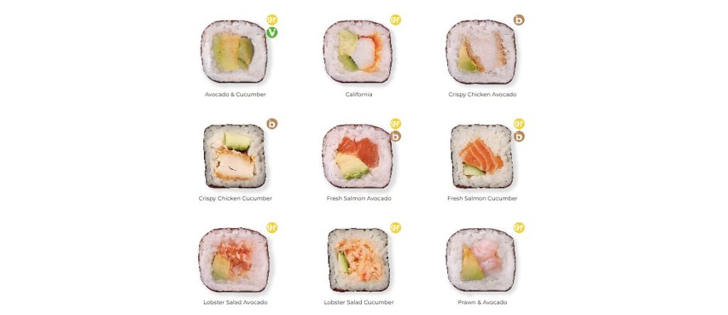 sushi hub menu price
