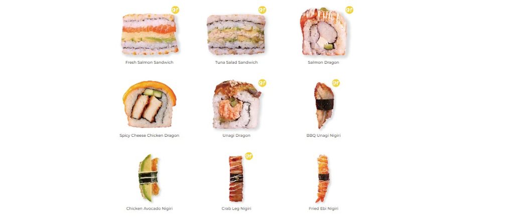 sushi hub menu prices

