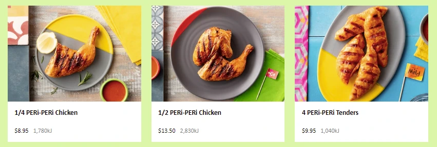 Nando’s Menu