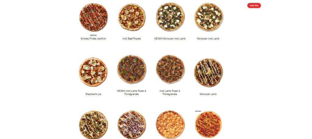 Crust Pizza Menu