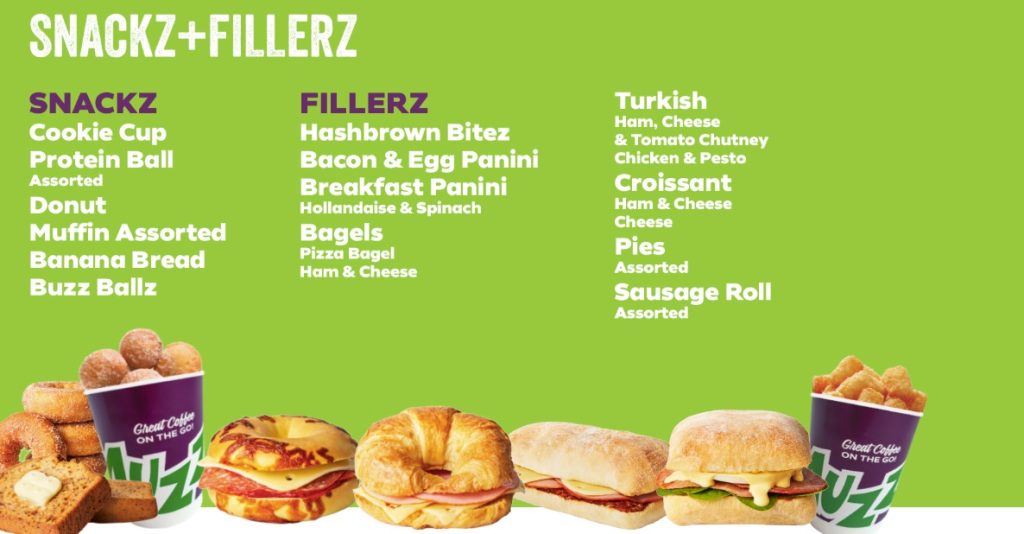 Muzz Buzz Menu price