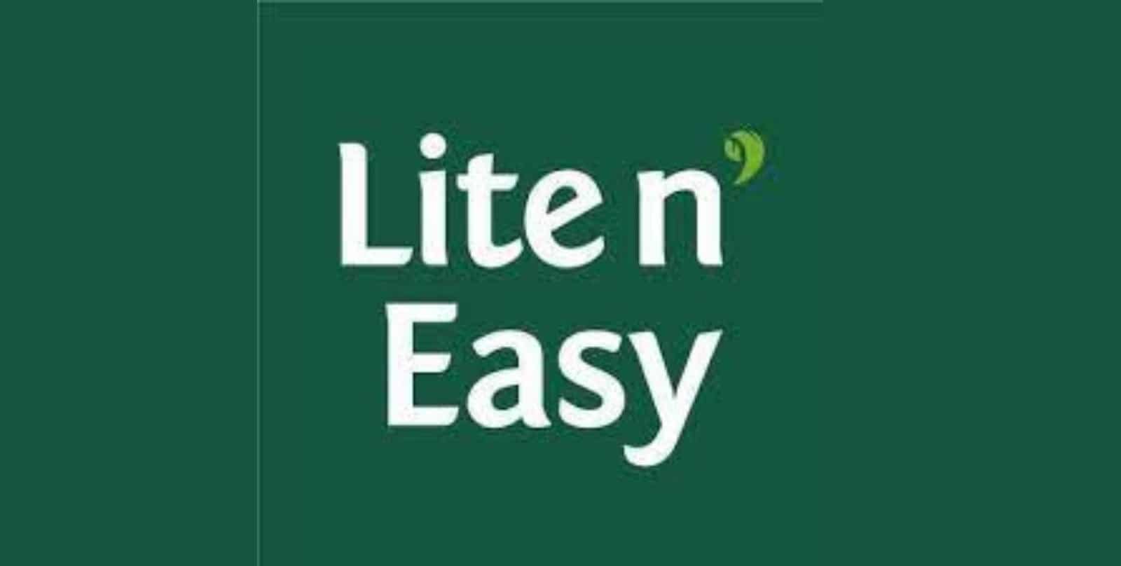 Lite N Easy menu