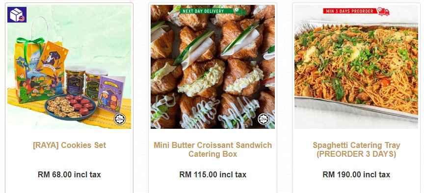 Tedboy Express Raya Special Menu Prices