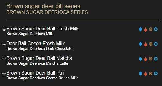 The Alley Menu Brown Sugar Deerioca Series Prices