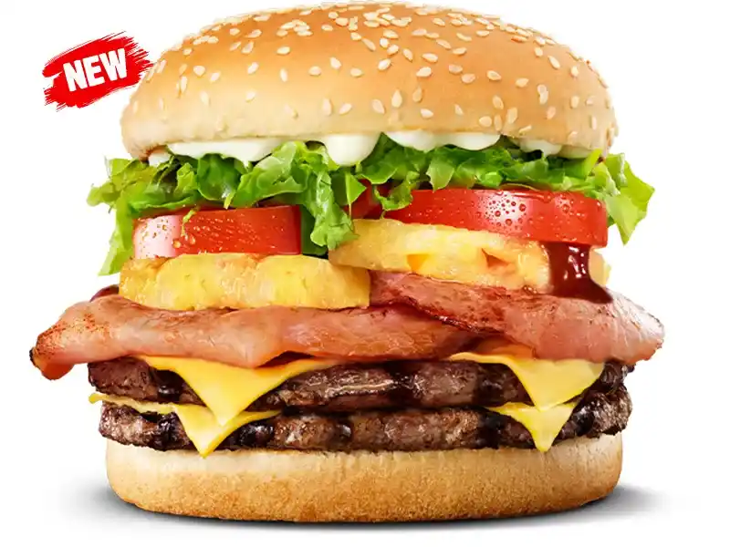 Hungry Jack's Double Tropical Whopper Menu price Australia