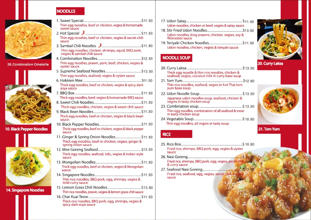 wokd menu